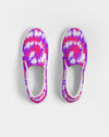 Tie Dye | Purple, Pink, White Women's Slip-On Canvas Shoe - Katrynthia Law