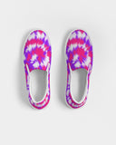 Tie Dye | Purple, Pink, White Women's Slip-On Canvas Shoe - Katrynthia Law
