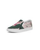 Floral | Pink Jungle Women's Slip-On Canvas Shoe - Katrynthia Law