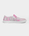 Floral | Light Leaves Women's Slip-On Canvas Shoe - Katrynthia Law