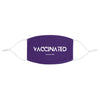 Vaccinated Purple Unisex Fabric Face Mask