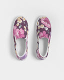 Floral | Watercolor Buds Women's Slip-On Canvas Shoe - Katrynthia Law