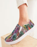 Safari | Rainbow Trout Women's Slip-On Canvas Shoe - Katrynthia Law