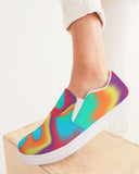 Tie Dye | Color Warp 2 Women's Slip-On Canvas Shoe - Katrynthia Law