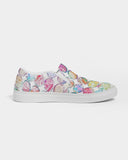 Dreamscape | Whimsical Rainbow Women's Slip-On Canvas Shoe - Katrynthia Law