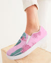 Floral | Pink Paradise Women's Slip-On Canvas Shoe - Katrynthia Law