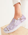 Ethereal | Light Marble Women's Slip-On Canvas Shoe - Katrynthia Law