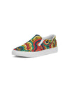 Psychedelic | Down to Earth Women's Slip-On Canvas Shoe - Katrynthia Law