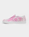 Floral | Light Leaves Women's Slip-On Canvas Shoe - Katrynthia Law