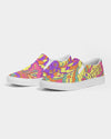 Psychedelic | Be Happy Women's Slip-On Canvas Shoe - Katrynthia Law