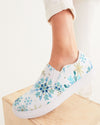 Winter | Golden Snowfall Women's Slip-On Canvas Shoe