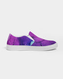 Ethereal | Purple Watercolor Women's Slip-On Canvas Shoe - Katrynthia Law