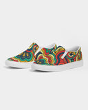 Psychedelic | Down to Earth Women's Slip-On Canvas Shoe - Katrynthia Law