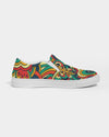 Psychedelic | Down to Earth Women's Slip-On Canvas Shoe - Katrynthia Law