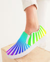 Chroma | Rainbow Vibration Women's Slip-On Canvas Shoe - Katrynthia Law