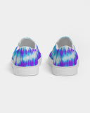 Tie Dye | Blue, Purple, White Women's Slip-On Canvas Shoe - Katrynthia Law