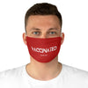 Vaccinated Red Unisex Fabric Face Mask