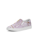Ethereal | Light Marble Women's Slip-On Canvas Shoe - Katrynthia Law