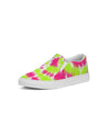 Tie Dye | Pink, Green, White Women's Slip-On Canvas Shoe - Katrynthia Law