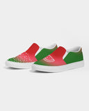 Chroma | Watermelon Seeds Women's Slip-On Canvas Shoe - Katrynthia Law