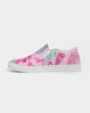 Floral | Pink Paradise Women's Slip-On Canvas Shoe - Katrynthia Law