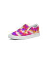 Tie Dye | Purple, Pink, Orange, White Women's Slip-On Canvas Shoe - Katrynthia Law
