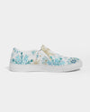Winter | Golden Snowfall Women's Slip-On Canvas Shoe