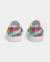 Tie Dye | Pink, Green, Blue, White Women's Slip-On Canvas Shoe - Katrynthia Law