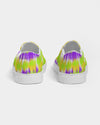 Tie Dye | Yellow, Purple, Green Women's Slip-On Canvas Shoe - Katrynthia Law