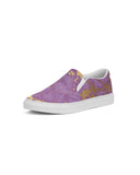 Ethereal | Purple Marble Women's Slip-On Canvas Shoe - Katrynthia Law