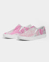 Floral | Light Leaves Women's Slip-On Canvas Shoe - Katrynthia Law