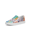 Floral | Green Leaves Women's Slip-On Canvas Shoe - Katrynthia Law