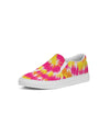 Tie Dye | Yellow, Orange, Pink, White Women's Slip-On Canvas Shoe - Katrynthia Law