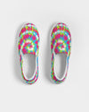 Tie Dye | Pink, Green, Blue, White Women's Slip-On Canvas Shoe - Katrynthia Law