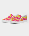 Tie Dye | Yellow, Orange, Pink, White Women's Slip-On Canvas Shoe - Katrynthia Law