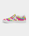 Tie Dye | Pink, Blue, Orange/Yellow, White Women's Slip-On Canvas Shoe - Katrynthia Law