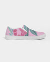 Floral | Pink Paradise Women's Slip-On Canvas Shoe - Katrynthia Law