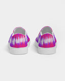Tie Dye | Purple, Pink, White Women's Slip-On Canvas Shoe - Katrynthia Law