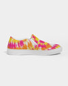 Tie Dye | Yellow, Orange, Pink, White Women's Slip-On Canvas Shoe - Katrynthia Law