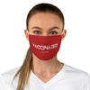 Vaccinated Red Unisex Fabric Face Mask