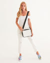 Dreamscape | White Rainbow Women's Slip-On Canvas Shoe - Katrynthia Law