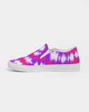 Tie Dye | Purple, Pink, White Women's Slip-On Canvas Shoe - Katrynthia Law