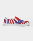 Chroma | Red White & Blue Women's Slip-On Canvas Shoe - Katrynthia Law