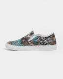 Safari | Cheetah Scales Women's Slip-On Canvas Shoe - Katrynthia Law