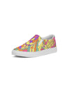 Psychedelic | Be Happy Women's Slip-On Canvas Shoe - Katrynthia Law