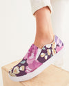 Floral | Watercolor Buds Women's Slip-On Canvas Shoe - Katrynthia Law