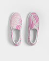 Floral | Light Leaves Women's Slip-On Canvas Shoe - Katrynthia Law