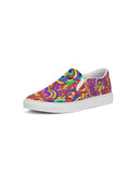 Psychedelic | Live Your Life Women's Slip-On Canvas Shoe - Katrynthia Law