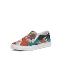 Floral | Turquoise Sun Women's Slip-On Canvas Shoe - Katrynthia Law