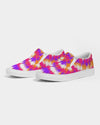 Tie Dye | Purple, Pink, Orange, White Women's Slip-On Canvas Shoe - Katrynthia Law